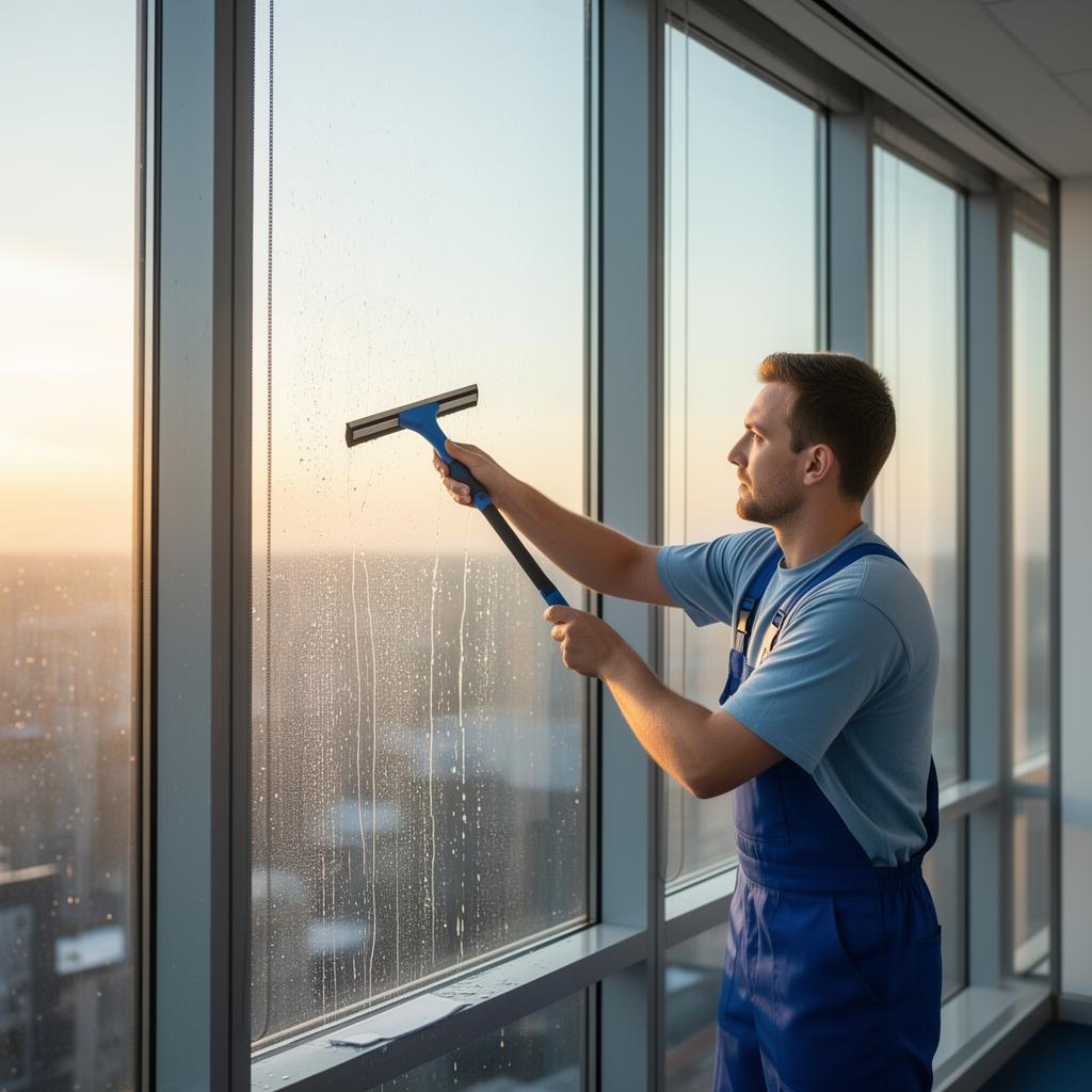 Glas und Fensterreinigung